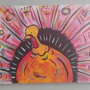 HandmadeTurkey Original Painting Canvas Art